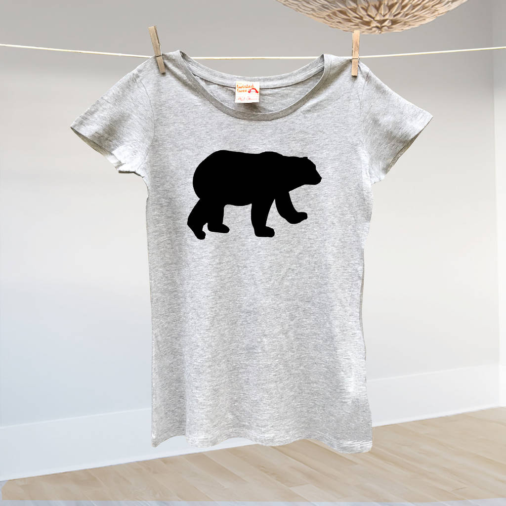 matching Bear and Cubs trio t shirt set for mum / dad and children