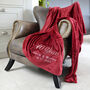 Personalised Ruby Anniversary 40 Years Married Blanket, thumbnail 1 of 4