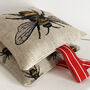 Bee Motif Lavender Bag, thumbnail 2 of 8