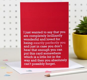Exactly Perfectly You : Card To Celebrate Someone Great, 3 of 6