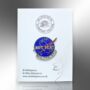 Not Flat We Checked Enamel Lapel Pin Badge, Science Gifts, Gifts For Stem Teachers, thumbnail 4 of 8