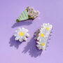 Daisy Flower Resin Claw Hair Clip, thumbnail 10 of 11