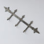 Handmade Iron Coat Rack Hooks. Choice Of Three Designs, thumbnail 4 of 12