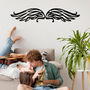 Graceful Metal Angel Wings Duo Divine Wall Decor, thumbnail 4 of 11