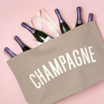 Extra Large ‘Champagne’ Canvas Bag, 5 of 12