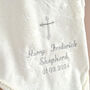 Personalised Ivory Blanket For Christening, thumbnail 2 of 8