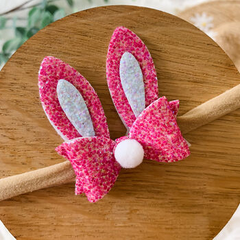 Handmade Bunny Bows | New Baby Gift | Easter Gift, 4 of 7