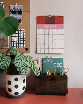 *Pre Order* 2026 Illustrated Patterned Wall Calendar, 3 of 12