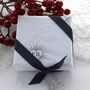 Enamel Christmas Hoop Earrings, thumbnail 5 of 5