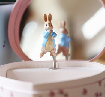 Pink Peter Rabbit Heart Music Box, 4 of 5