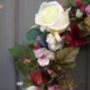 Spring Summer Wedding Rosy Posy Decorative Wreath, thumbnail 5 of 12