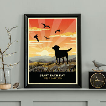 Limited Edition Labrador Print: Dog Lovers Gift, 3 of 8