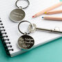 Personalised Number One Teacher Keyring, thumbnail 1 of 5