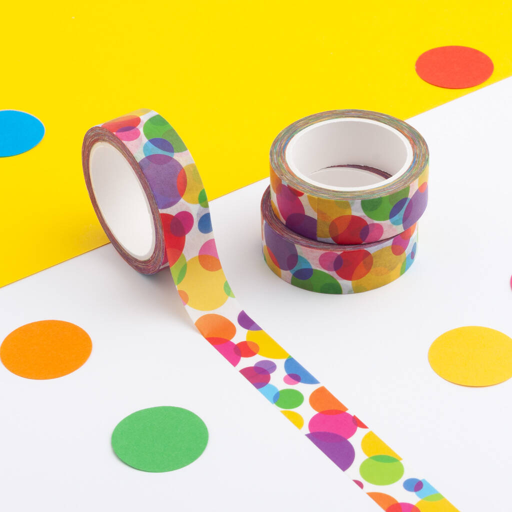 Colourful Spots Washi Tape, 1 of 4