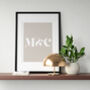 Personalised Initials Typography Print, thumbnail 8 of 8