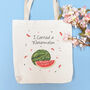 I Carried A Watermelon Tote Bag, thumbnail 3 of 6