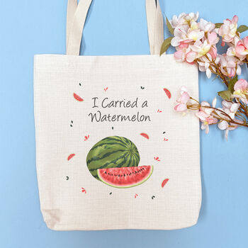 I Carried A Watermelon Tote Bag, 3 of 6