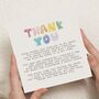 Thank You Poem Teacher Card, thumbnail 1 of 7