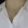 Sweetheart Sterling Silver Word Necklace, thumbnail 4 of 8