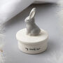 Ceramic 'My Tooth Box' Rabbit Keepsake Trinket, thumbnail 1 of 4