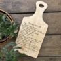 Personalised Hand Written Recipe Paddle Board, thumbnail 1 of 5