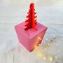 Christmas Pink / Red Gift Box, thumbnail 4 of 4