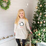 Personalised Penguin Girls Christmas Dress, thumbnail 4 of 4