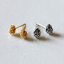 Baby Pine Cone Earrings Gold/Silver, thumbnail 1 of 11