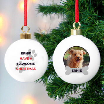 Personalised Dog Photo Bauble, 3 of 3