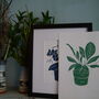 Linocut Plant Portrait, thumbnail 10 of 12