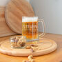 Personalised Groomsmen Tankard Beer Glass, thumbnail 1 of 3
