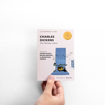 Charles Dickens Christmas Stories Audiobook Card Christmas Gift, 5 of 10
