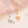 Heart Shape Memorial Urn Necklace For Pets, thumbnail 2 of 3