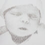 Personalised Word Art Portrait, New Baby Art Print, thumbnail 4 of 9