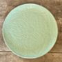 Turquoise Flower Patterned Plate, 22cm, thumbnail 2 of 2