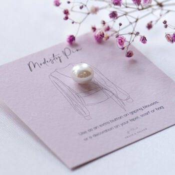 Silver Or White Faux Pearl Push Pin, 4 of 12