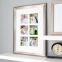 Bespoke Mirrored Silver Ridged Picture Frame, thumbnail 2 of 7
