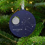 Personalised Star Sign Zodiac Christmas Tree Ornament, thumbnail 3 of 5