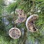 Cosmic Moon Phase Hanging Ceramic Decorations, thumbnail 1 of 6
