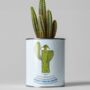Percy Pricklebum. Grow Your Own Cacti Kit, Gardening Gift, thumbnail 1 of 5