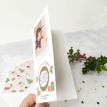 Personalised Photo Christmas Surprise Scratch Card, 6 of 8