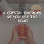 Surprise In A Soap Rose Soap Infused With Rose Quartz Crystal, thumbnail 3 of 9