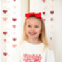 Valentines 'Mummy's Boy'/ 'Daddy's Girl Retro Embroidered Sweatshirt Jumpers, thumbnail 4 of 7