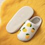 Amalfi Coast Inspired Lemon Slippers, thumbnail 5 of 9