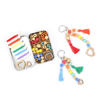 Personalised 'You And Me' Tassel Keyring Gift Kit, 2 of 9