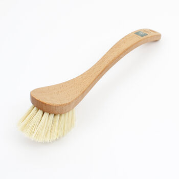 Sustainable Wood Shaped Dish Brush With Plant Bristles, 7 of 7