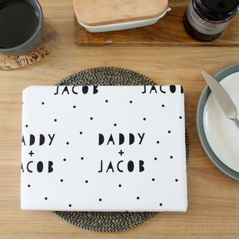 Personalised Mummy + Child, Birthday Wrapping Paper, 2 of 5