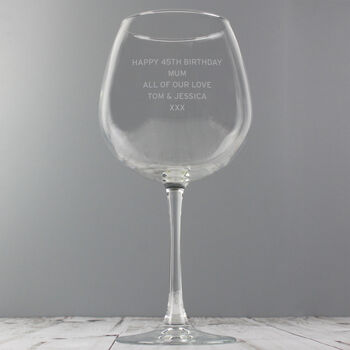 Bold Statement Bottle Of Wine Personalised Glass, 8 of 12