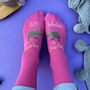 Capy Valentine's Personalised Socks, thumbnail 1 of 2