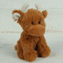 Personalised Scottish Highland Brown Cow, Gift Boxed, thumbnail 6 of 10